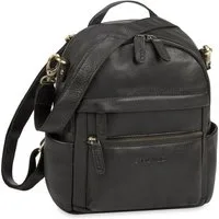 STILORD Cityrucksack "Regina" 2-in-1 Rucksack-Tasche 2 in 1 Damen Echt Leder Klein
