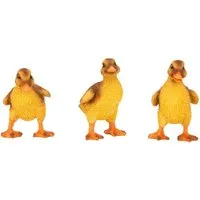 Geschenkestadl Tierfigur 6 Küken Entenküken 10cm Frühling Garten Bauernhof Osterdekoration (6 St)