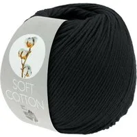 LANA GROSSA SOFT COTTON Häkelwolle, 140 m (weiches, vielseitiges Garn für höchsten Tragekomfort), 50 g