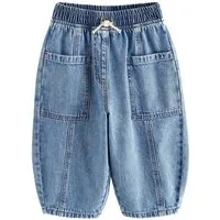 Next Schlupfjeans Barrel-Jeans aus 100 % Baumwolle (1-tlg)