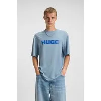 HUGO T-Shirt Nalax mit Logo-Druck