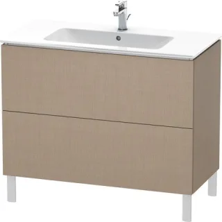 Duravit L-Cube Waschtischunterbau bodenstehend Leinen Matt 1020x481x704 mm - LC662707575 LC662707575
