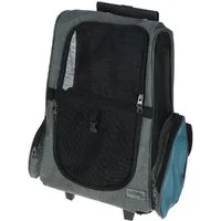 Kerbl Tiertransportbox Kerbl Trolley Vacation, grau/blau, 41x26x55 cm, 80570