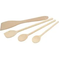 FACKELMANN Kochlöffel Fackelmann Holzlöffel Pfannenwender Set