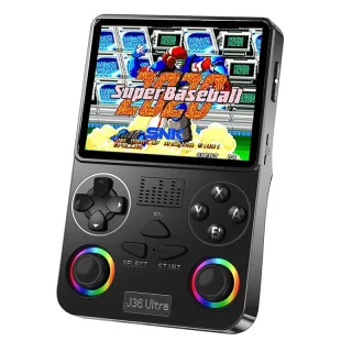 [128G] J36Ultra Handheld Game Console 3.5-inch Screen with RGB Joystick 8-Core A7 Processor 3000mAh Battery Retro Portab