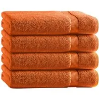 TRENDBUY24 Handtuch Set Handtücher Duschtücher Gästetücher Baumwolle Frottee Premium 4er Set, 100% Baumwolle (4-St), Duschtuch
