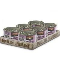 Leonardo Catfood Kaninchen - hochwertiges Nassfutter ohne Getreide & Zucker 6x200g, Nassfutter für: Katzen