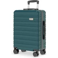 VALLSERO Koffer 16/20Zoll Hartschalen-Trolley 30/40L Hartschalenkoffer ABS Material, Reisekoffer 4 Rollen, TSA-Zahlenschloss, Schwarz, rot, blau, grün