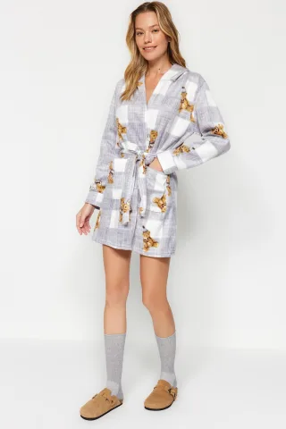 Damen-Bademäntel mit Print