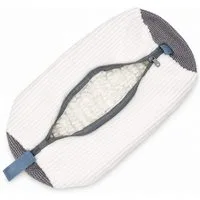 JASLIFE Wäschenetz Schuhwaschbeutel für die Waschmaschine,(Einzelset, 1-teilig), gepolstert, mit Reißverschluss, mit Mesh-Einsätzen, aus Chenille