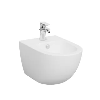 VitrA Sento Wand-Bidet 37 x 54 cm mit verdeckter Befestigung V-Fit 2.0 Edelweiß,4338B001-1046 4338B001-1046