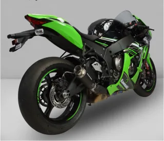 Sport Auspuff Bodis GPC-RN Edelstahl Black 200mm Kawasaki ZX-10R Bj.2016-2018 EURO-4 eintragungsfrei