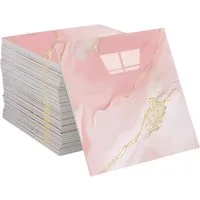 Agger Wandfliese Selbstklebend, Tile Stickers 10 Stück, Peel and Stick Tiles 30X30CM, 30x30, Rosa, Wasserfest & Schmutzabweisend, Fliesenaufkleber Marmor