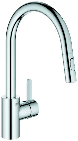 GROHE EH-SPT-Batterie Eurosmart C 31481 h. Ausl. azb.Spülbrause GROHE Zero chrom, 31481001 31481001