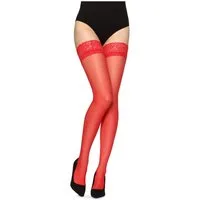 Merry Style Halterlose Strümpfe Damen transparent MS 200 15 DEN