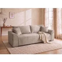 COLLECTION AB Schlafsofa Sara B: 241 cm, Liegefl. 137x195 cm, Bettkasten, optional mit Topper, Schlaffunktion, Couch mit Bonnellfederkern, Gästebettfunktion