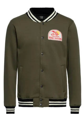 King Kerosin Herren Collegejacke It's a Good Day - Take a Ride