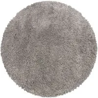 Carpettex Hochflor-Teppich Unicolor - Einfarbig, Rund, Höhe: 30 mm, Teppich Wohnzimmer Einfarbig Shaggy verschidene farben und größen