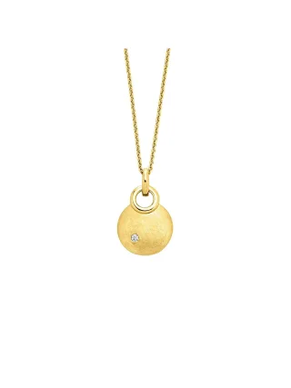 Orolino Halskette Gold 585 mit natürlichem Brillant 0,02ct.