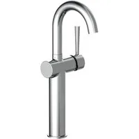 Schütte Waschtischarmatur Cornwall Design Wasserhahn Bad für Aufsatz-Waschbecken, Mischbatterie, Chrom