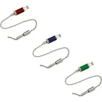 MIKADO Total Fishing Swinger Bissanzeiger 3er SET BISSANZEIGER - HANGER SWINGER METALL - ROT BLAU GRÜN, (3-St)
