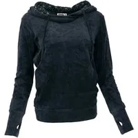 Guru-Shop Longsleeve Nicki-Kapuzenpullover, weicher Hoodie, Boho..