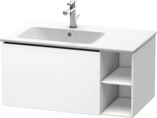 Duravit L-Cube Waschtischunterbau wandhängend Weiß Supermatt 820x481x400 mm - LC619108484 LC619108484