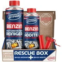 Original Syprin Benzin-Stabilisator Benzin Additiv und Benzin Systemreiniger Benzin Rescue Box, 0.750 l, (Benzin Additiv und Benzin Systemreiniger, 1-St., Benzin Rescue Box)