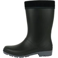 Fjordvik Gefütterte Herren Gummistiefel mit herausnehmbarem Innenfutter Gummistiefel (Warme PVC Boots für Regen, Matsch, Gartenarbeit und Spaziergänge) Robuste Außensohle bietet sicheren Halt auf rutschigem Untergrund