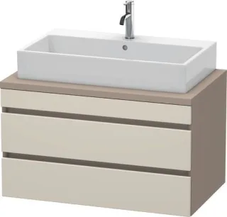 Duravit DuraStyle Konsolenwaschtischunterbau wandhängend Taupe & Basalt Matt 900x548x512 mm - DS5318 DS531809143