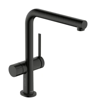 Hansgrohe Spültischmischer 270 Talis M54 Geräteabsperrventil 1jet Brushed Black Chrome,72827340 72827340