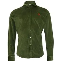 U.S. Polo Assn. Langarmhemd Hemd Button Down Shirt CORD (1-tlg)