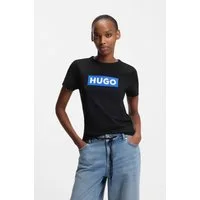 HUGO T-Shirt Classic Tee mit Rundhals, Logodruck