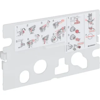 Geberit Schutzplatte für Unterputz-Spülkasten BH 82/90 cm 240206001