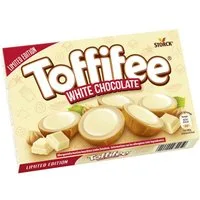 Toffifee Schokolade, Toffifee White Chocolate Haselnuss mit Milchcreme und Karamell 125g