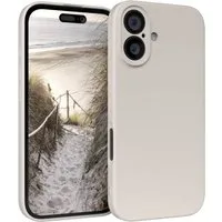 EAZY CASE Handyhülle für Apple iPhone 16 Hülle Silikon 6,1 Zoll, Bumper Case Matt Slimcover Silikonschutzhülle elastisch Polarstern