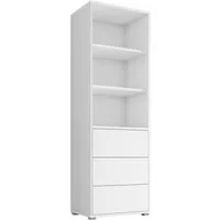 MIRJAN24 Regal Gesita R3SZ, mit 3 Schubladen, Griffloses Öffnungssystem