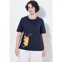 Ulla Popken T-Shirt T-Shirt Smoothie Classic Rundhals Halbarm