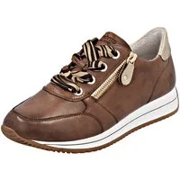 Remonte Keilsneaker Schnürschuh, Halbschuh, Freizeitschuh mit seitlichem Reißverschluss
