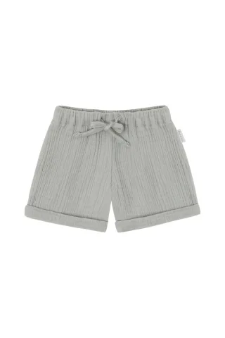 Leevje Musselin Shorts 'Soft Green'