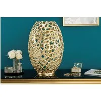 riess-ambiente Dekovase ABSTRACT LEAF 50cm gold (Einzelartikel, 1 St), Wohnzimmer · Handmade · Metall · Gold-Design · Schlafzimmer