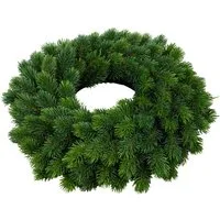 Kunstkranz Edel Tannenkranz YF mit runden Kunststoffnadeln künstliche Tannenkränze, Seidenblumen Roß, 100% PE - Spritzgussverfahren - Durchmesser: 42cm