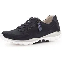 rollingsoft Keilsneaker, Freizeitschuh, Halbschuh, Schnürschuh mit Logo an der Ferse