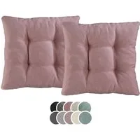 XDREAM Stuhlkissen Sitzkissen Set (2er & 4er) für Stühle und Bänke, robuste Polsterauflage für indoor und outdoor, 38x38x6 cm
