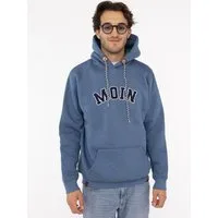 Zwillingsherz Hoodie "MOIN Classic" Kapuze mit Kordelzug, Tasche vorn, Stickerei