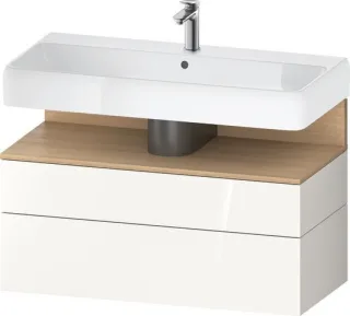 Duravit Qatego Waschtischunterbau wandhängend Weiß Hochglanz 990x470x590 mm - QA4395030220000 QA4395030220000