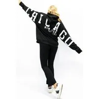 Worldclassca Kapuzenpullover Worldclassca Oversized Hoodie Kapuzenpullover Sweatshirt CHICAGO