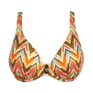 PrimaDonna - TUBOU Ikat Summer halb unterlegter Bikini tief. - Gr. - 75E