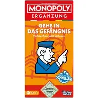Hasbro Spiel Monopoly Ergänzung: Gehe in das Gefängnis, Familienspiel