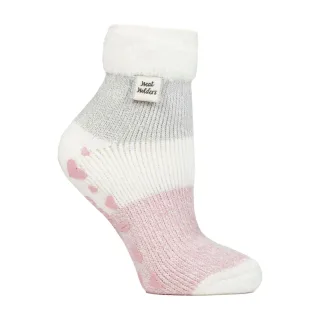 Damen Kuschelige Flauschige Schlappen Bett Socken mit Federbesatz